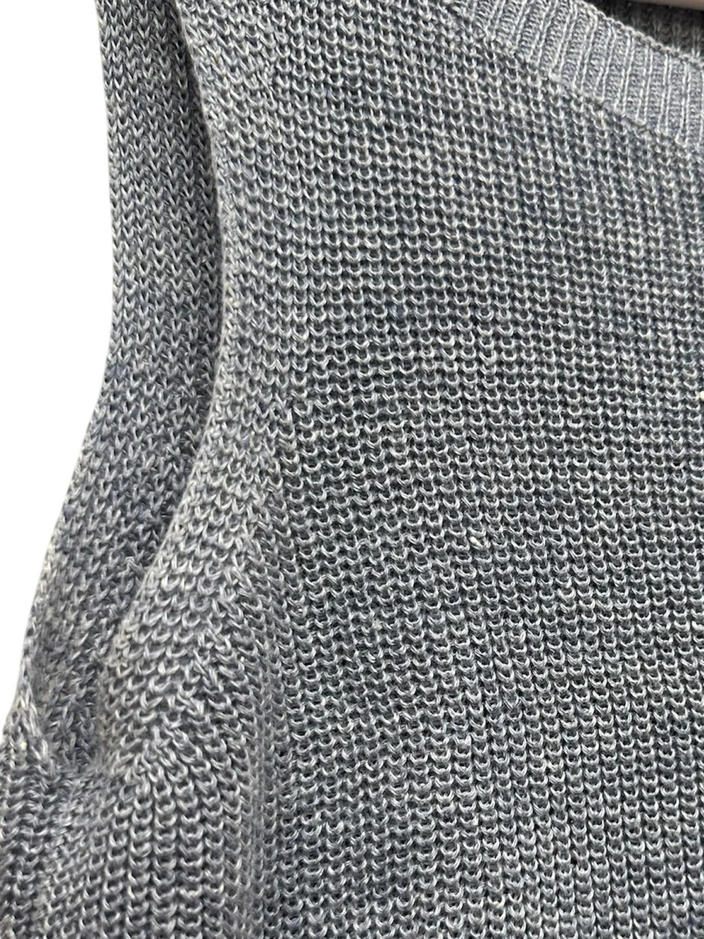 Eileen Fisher Women's 100% Organic Linen Knit Sleeveless Sweater Vest Tank XXS - Picture 3 of 6